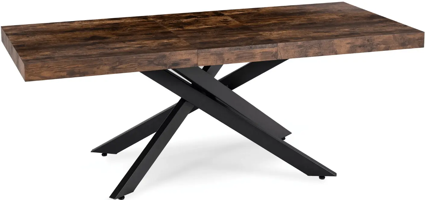 Стол раскладной Mebel Elite Hampton 160/240 (Rustic Oak/Black) - 5