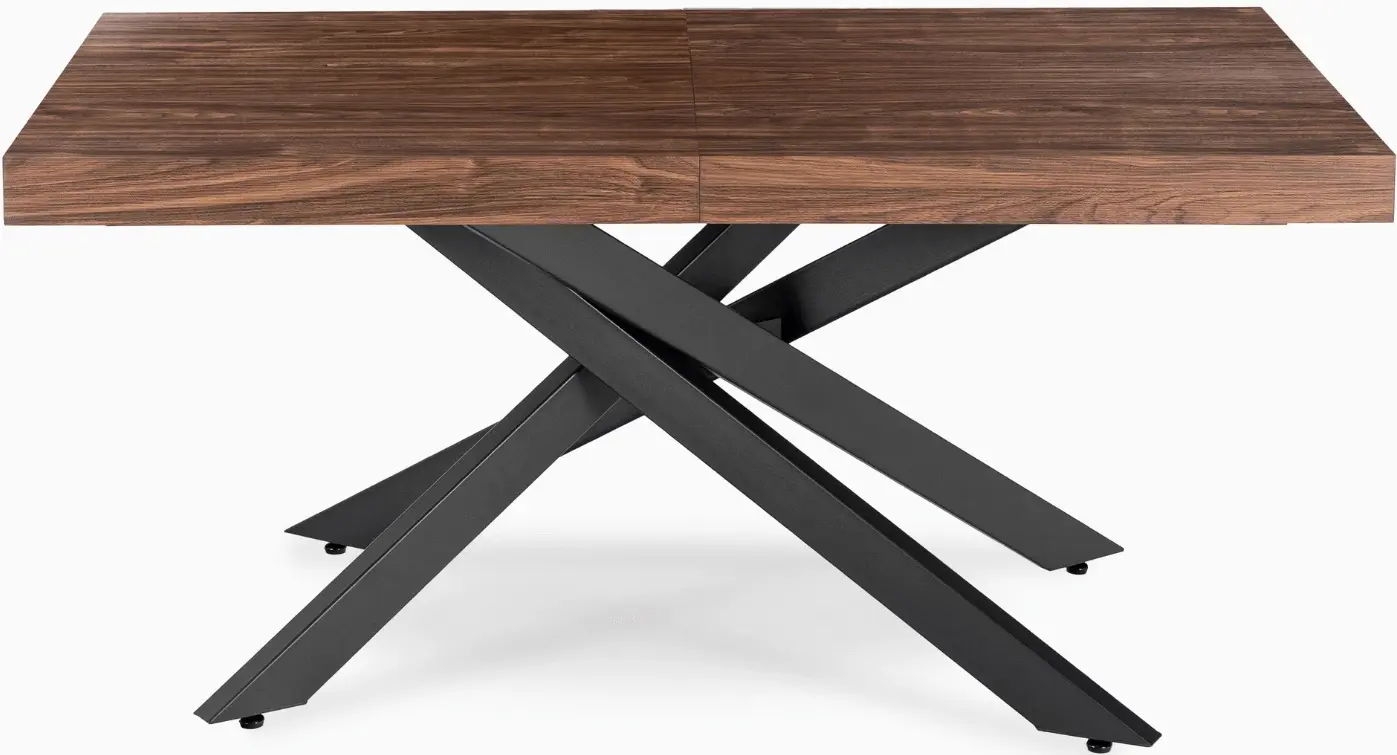Стол раскладной Mebel Elite Hampton 160/240 (Walnut/Black) - 5