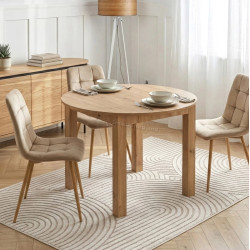 Стол раскладной Mebel Elite Harry 102/142 (Artisan Oak)