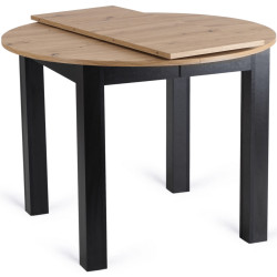 Стол раскладной Mebel Elite Harry 102/142 (Artisan Oak/Black) Thumb