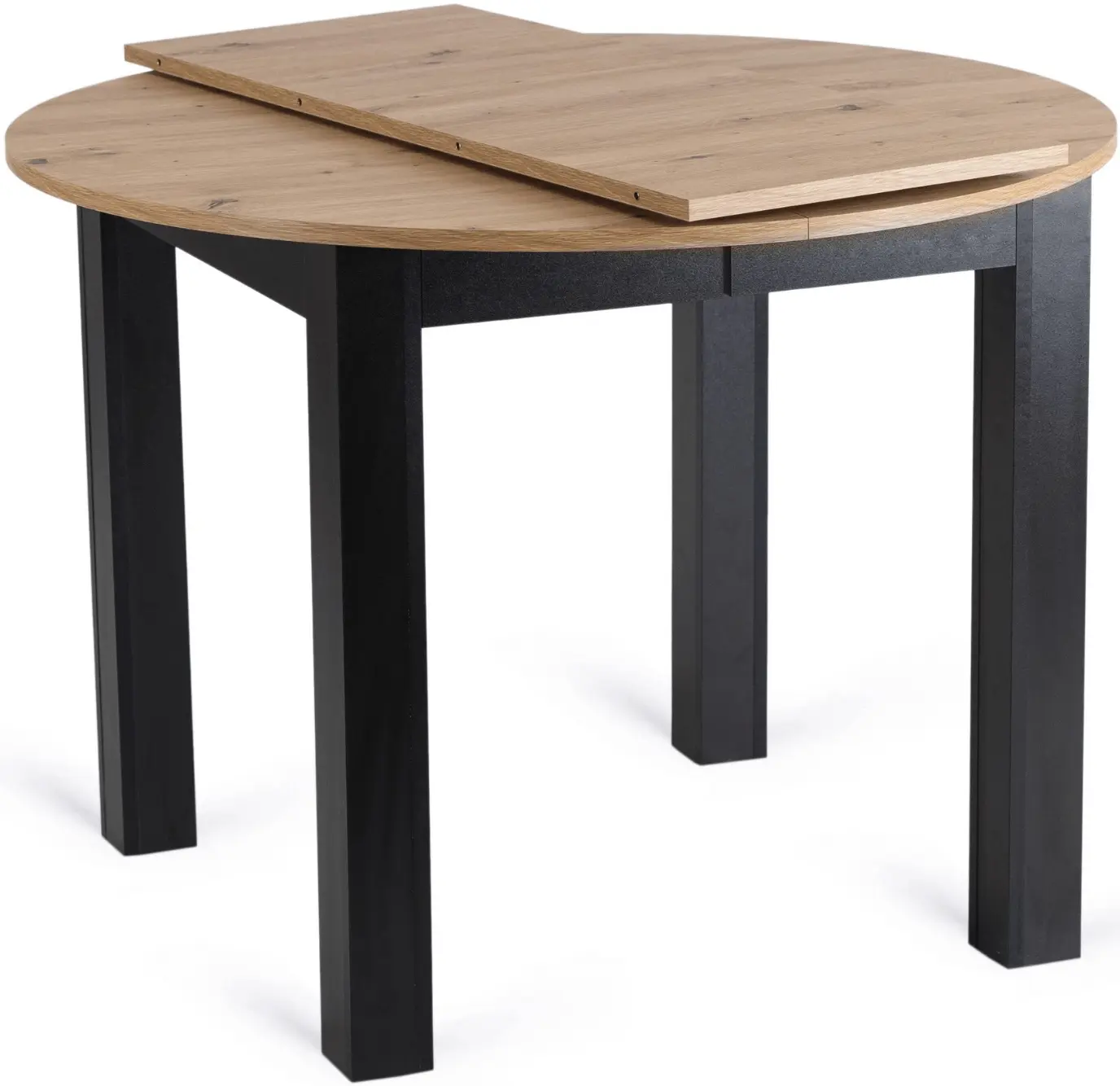 Стол раскладной Mebel Elite Harry 102/142 (Artisan Oak/Black) - 3