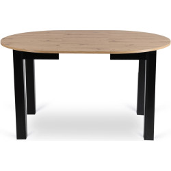 Стол раскладной Mebel Elite Harry 102/142 (Artisan Oak/Black) Thumb