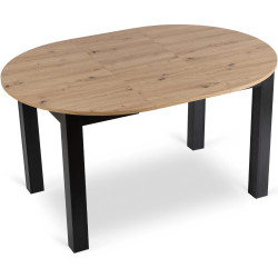 Стол раскладной Mebel Elite Harry 102/142 (Artisan Oak/Black) Thumb