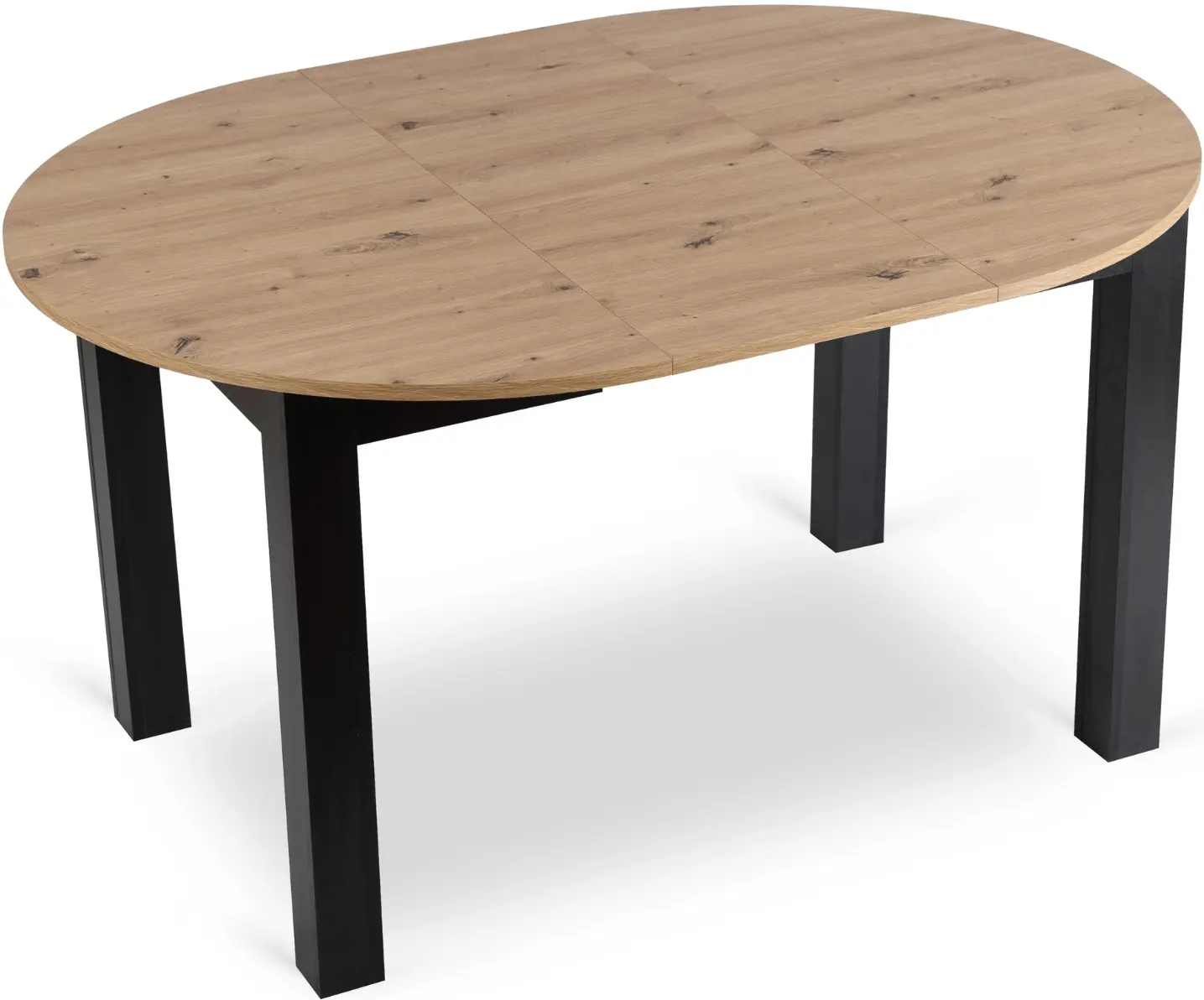 Стол раскладной Mebel Elite Harry 102/142 (Artisan Oak/Black) - 5