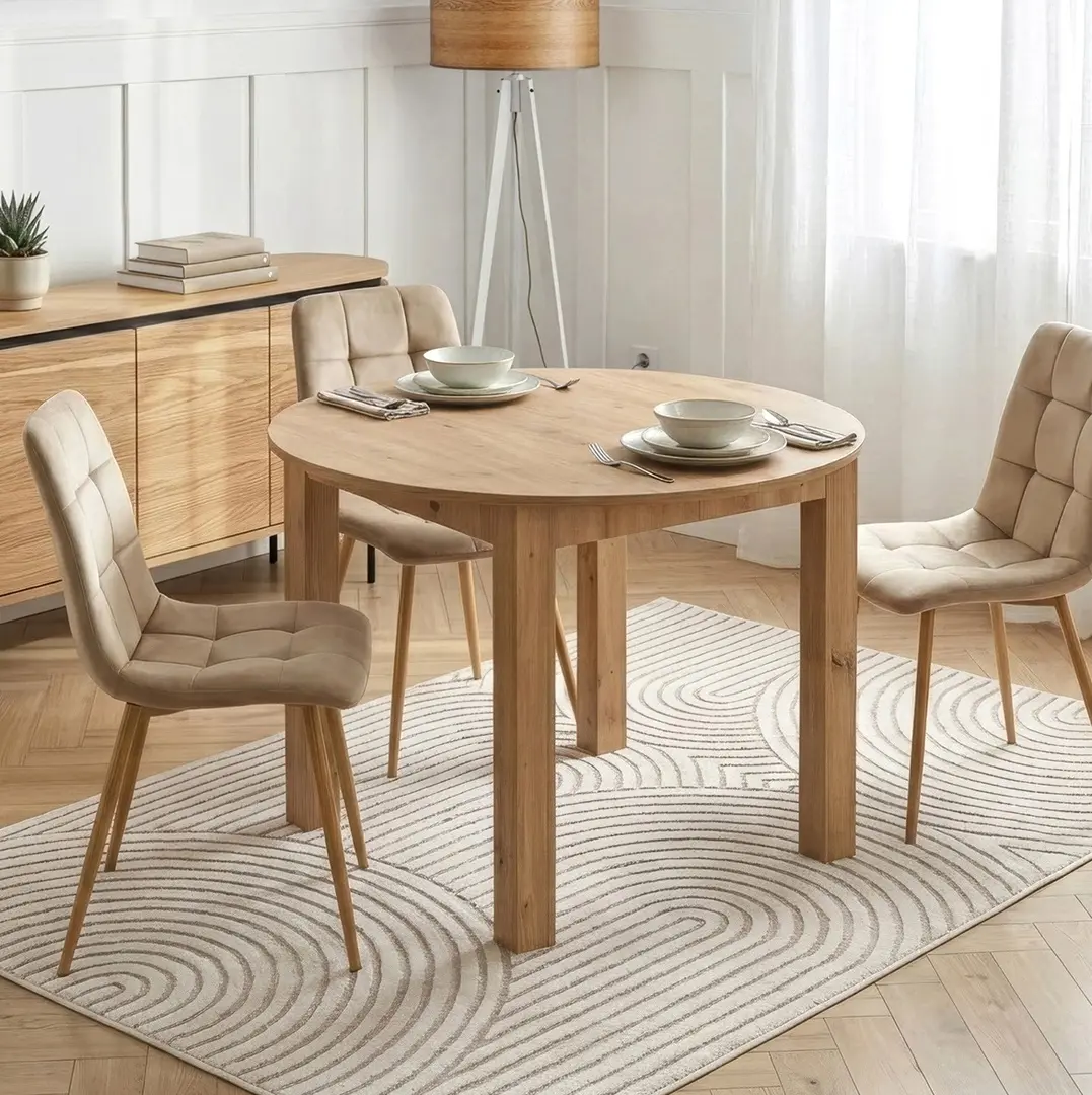 Стол раскладной Mebel Elite Harry 102/142 (Artisan Oak)
