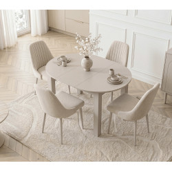 Стол раскладной Mebel Elite Harry 102/142 (Cashmere) Thumb