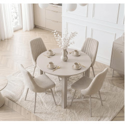 Стол раскладной Mebel Elite Harry 102/142 (Cashmere) Thumb