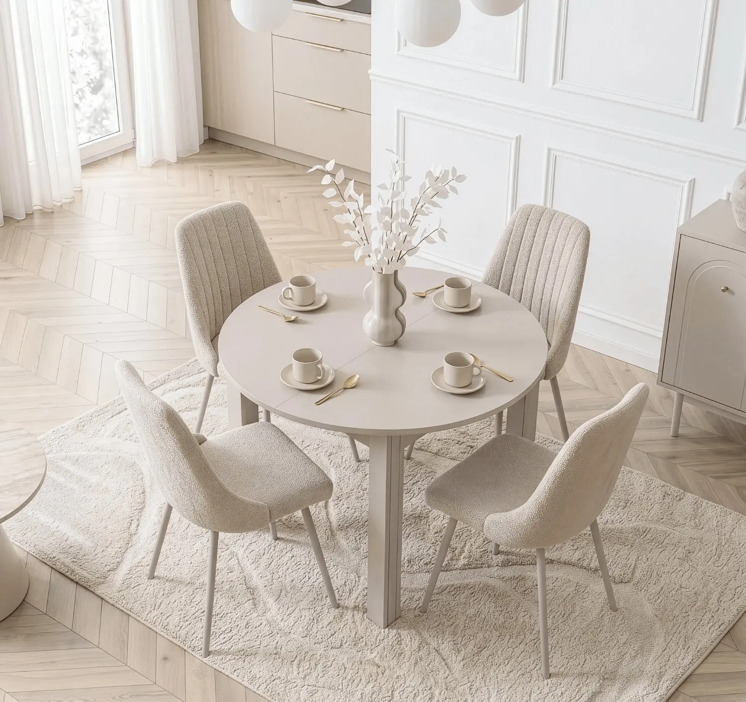Стол раскладной Mebel Elite Harry 102/142 (Cashmere) - 9
