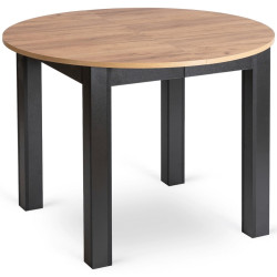 Стол раскладной Mebel Elite Harry 102/142 (Craft Oak/Black) Thumb