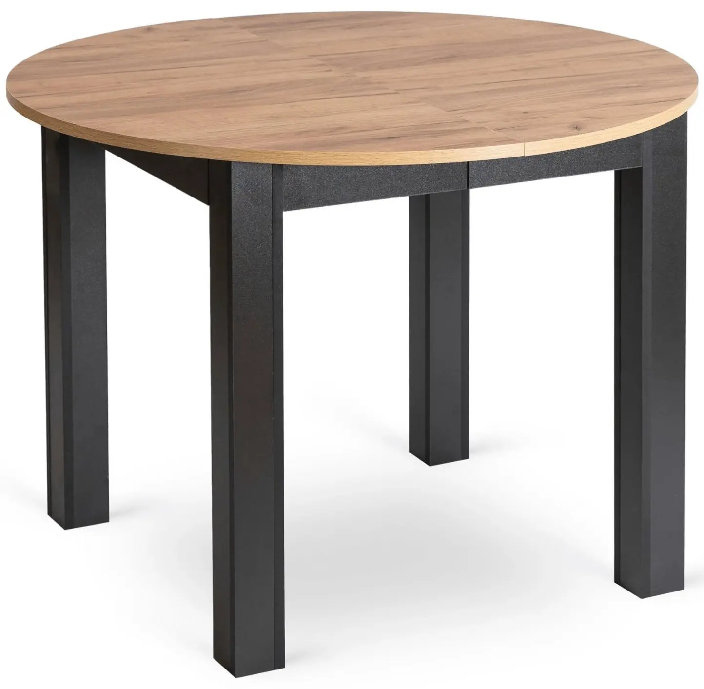 Стол раскладной Mebel Elite Harry 102/142 (Craft Oak/Black)