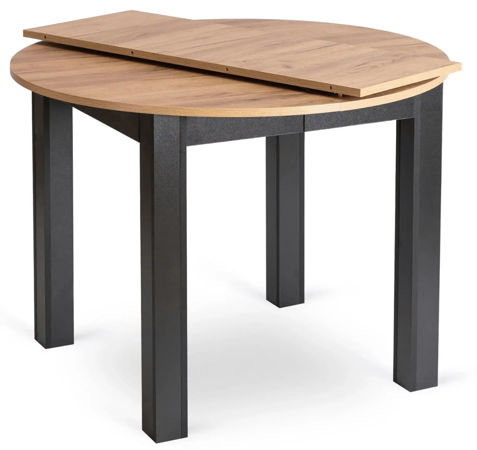 Стол раскладной Mebel Elite Harry 102/142 (Craft Oak/Black)