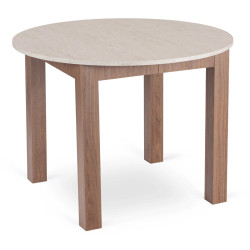Стол раскладной Mebel Elite Harry 102-142 (Travertine/Nice Walnut) Thumb