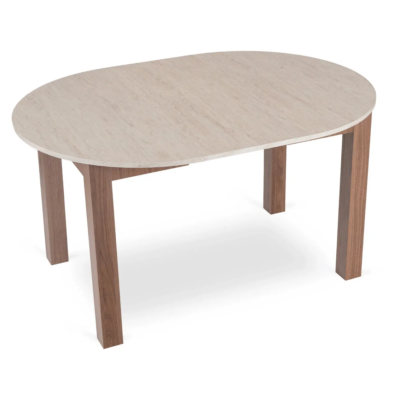 Стол раскладной Mebel Elite Harry 102-142 (Travertine/Nice Walnut) - 5
