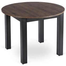 Стол раскладной Mebel Elite Harry 102/142 (Walnut/Black) Thumb