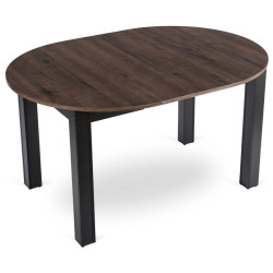 Стол раскладной Mebel Elite Harry 102/142 (Walnut/Black) Thumb