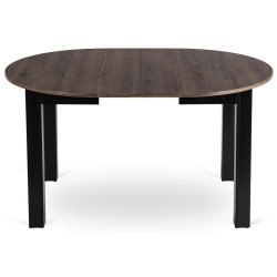 Стол раскладной Mebel Elite Harry 102/142 (Walnut/Black) Thumb