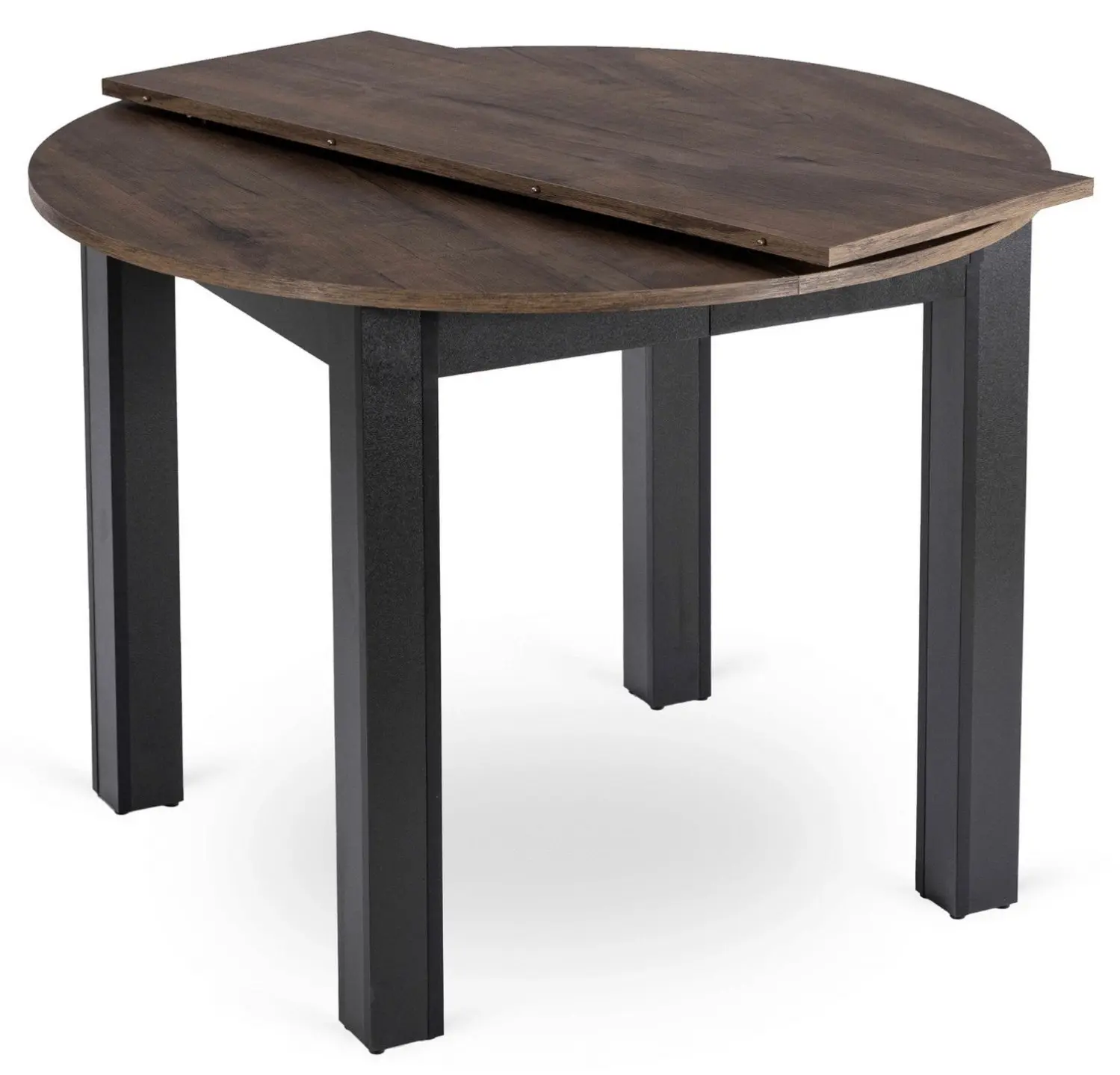 Стол раскладной Mebel Elite Harry 102/142 (Walnut/Black) - 5