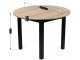 Masa extensibila Mebel Elite Harry 102 (Riviera Oak/Black)