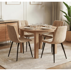 Стол раскладной Mebel Elite Harry 92/132 (Artisan Oak)