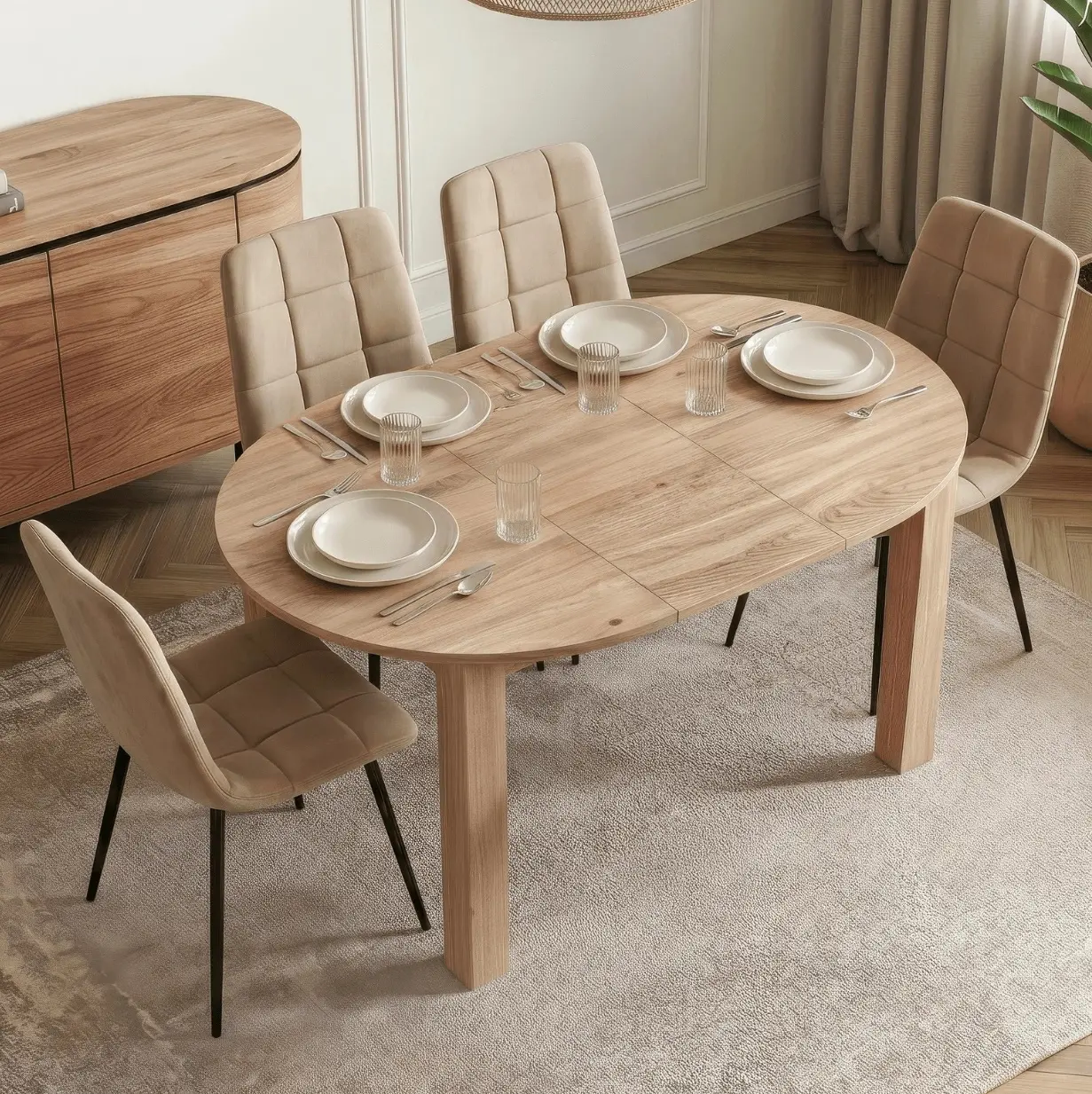 Стол раскладной Mebel Elite Harry 92/132 (Artisan Oak) - 8