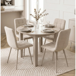 Стол раскладной Mebel Elite Harry 92/132 (Cashmere)