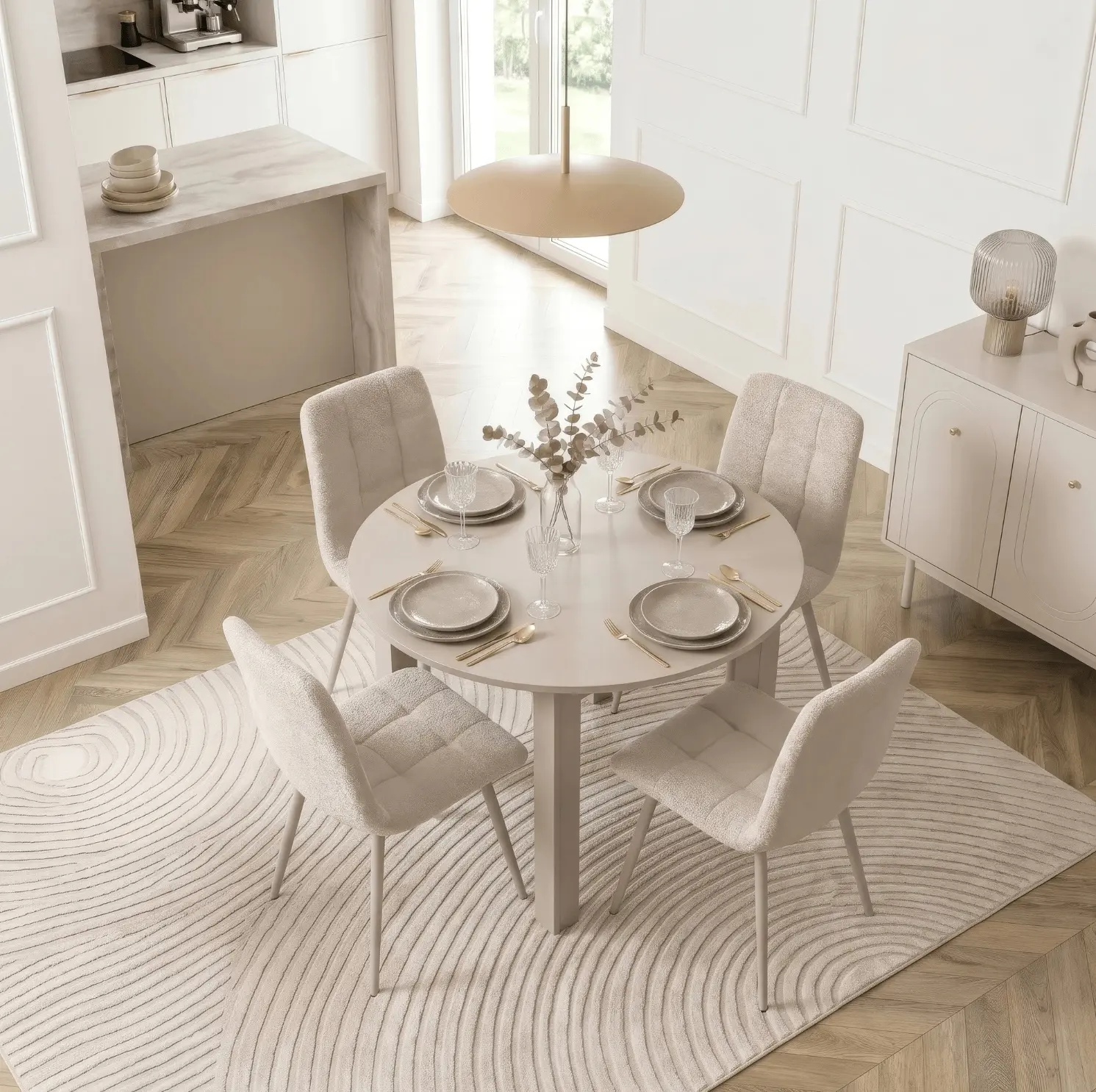 Стол раскладной Mebel Elite Harry 92/132 (Cashmere) - 9