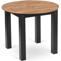 Стол раскладной Mebel Elite Harry 92/132 (Craft Oak/Black) Thumb