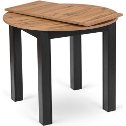 Стол раскладной Mebel Elite Harry 92/132 (Craft Oak/Black) Thumb