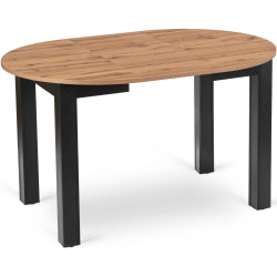 Стол раскладной Mebel Elite Harry 92/132 (Craft Oak/Black) Thumb
