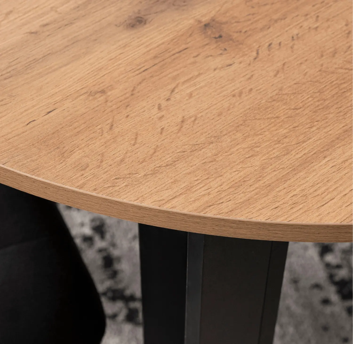 Стол раскладной Mebel Elite Harry 92/132 (Craft Oak/Black) - 5