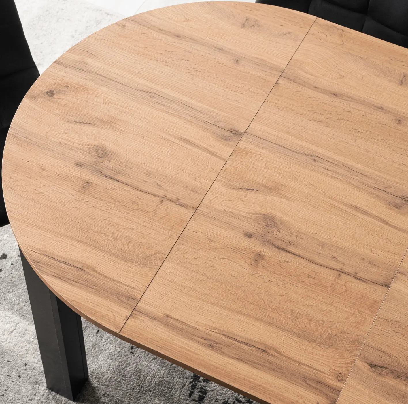 Стол раскладной Mebel Elite Harry 92/132 (Craft Oak/Black) - 6