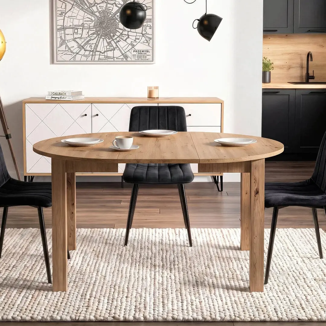 Masa extensibila Mebel Elite James 103-223 (Artisan Oak)
