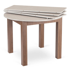 Masa extensibila Mebel Elite James 103-223 (Travertine/Nice Walnut) Thumb