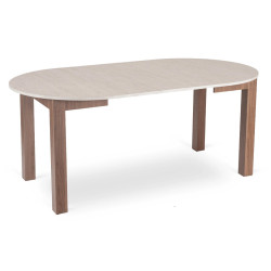 Masa extensibila Mebel Elite James 103-223 (Travertine/Nice Walnut) Thumb