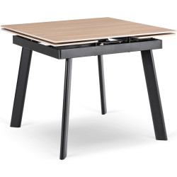 Стол раскладной Mebel Elite Lares 90/150 (Oak/Black) Thumb