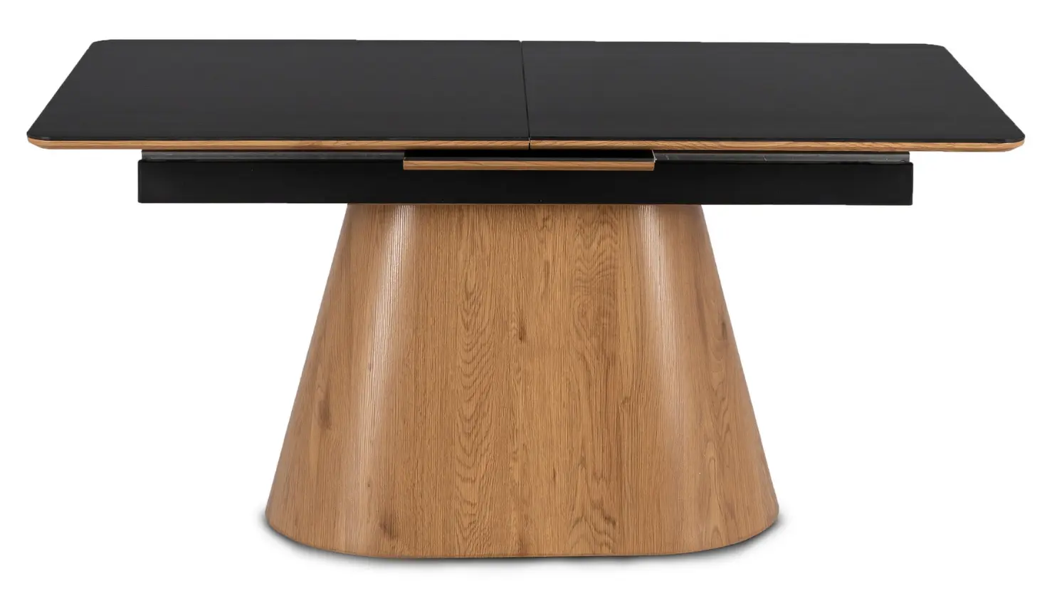 Masa extensibila Mebel Elite Lizbona 160/200 (Black/Oak)