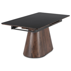 Стол раскладной Mebel Elite Lizbona 160/200 (Black/Walnut) Thumb