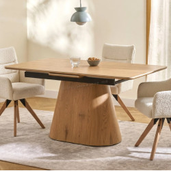 Стол раскладной Mebel Elite Lizbona 160/200 (Walnut/Black)