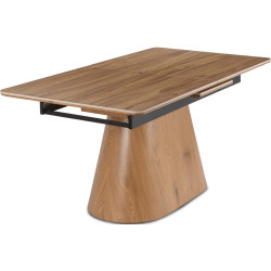 Стол раскладной Mebel Elite Lizbona 160/200 (Walnut/Black) Thumb