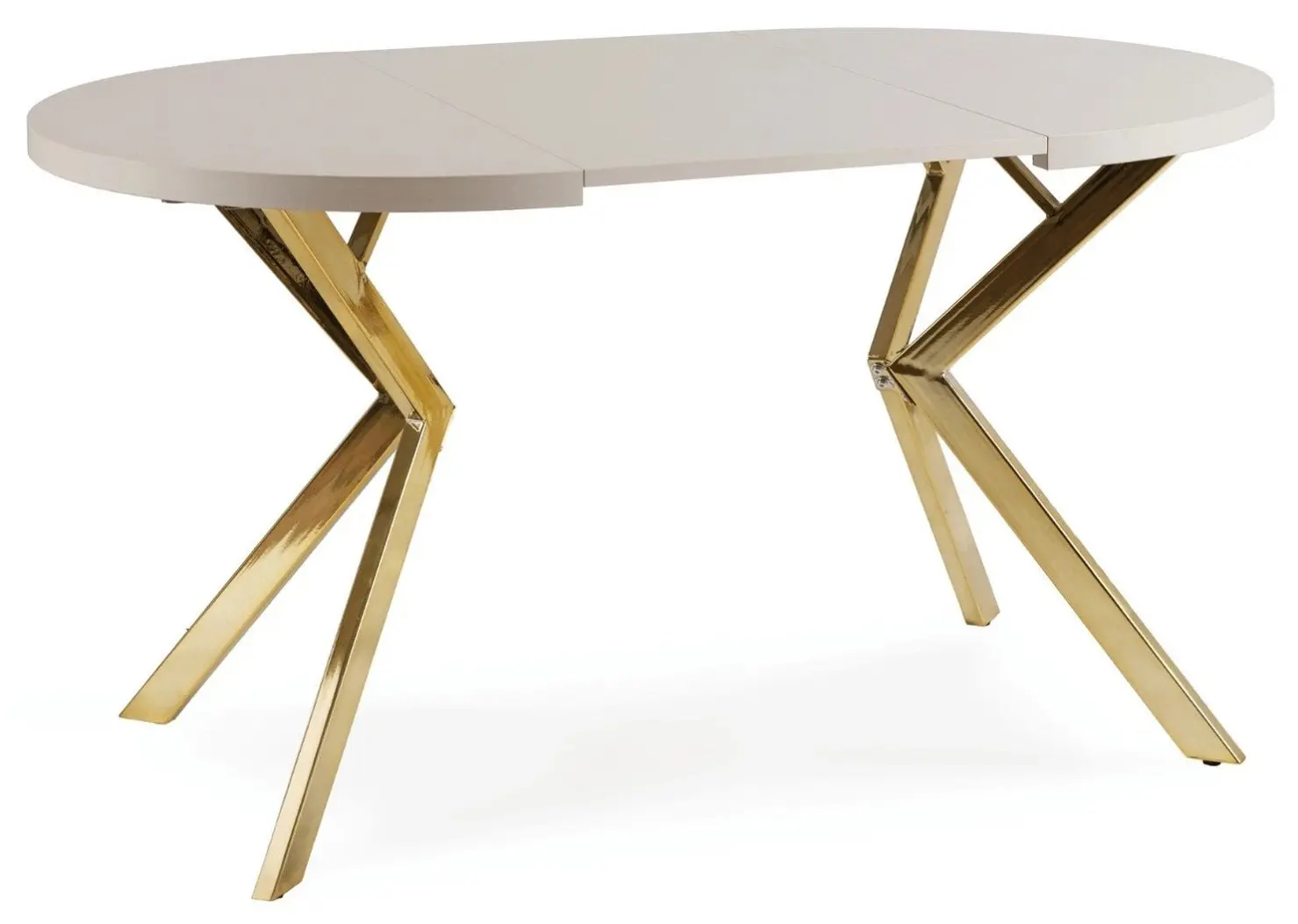 Стол раскладной Mebel Elite Lugo 90-190 (Cashmere/Gold) - 3