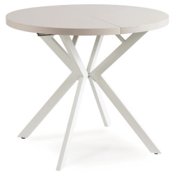 Masa extensibila Mebel Elite Lugo 90-190 (Cashmere/White) Thumb