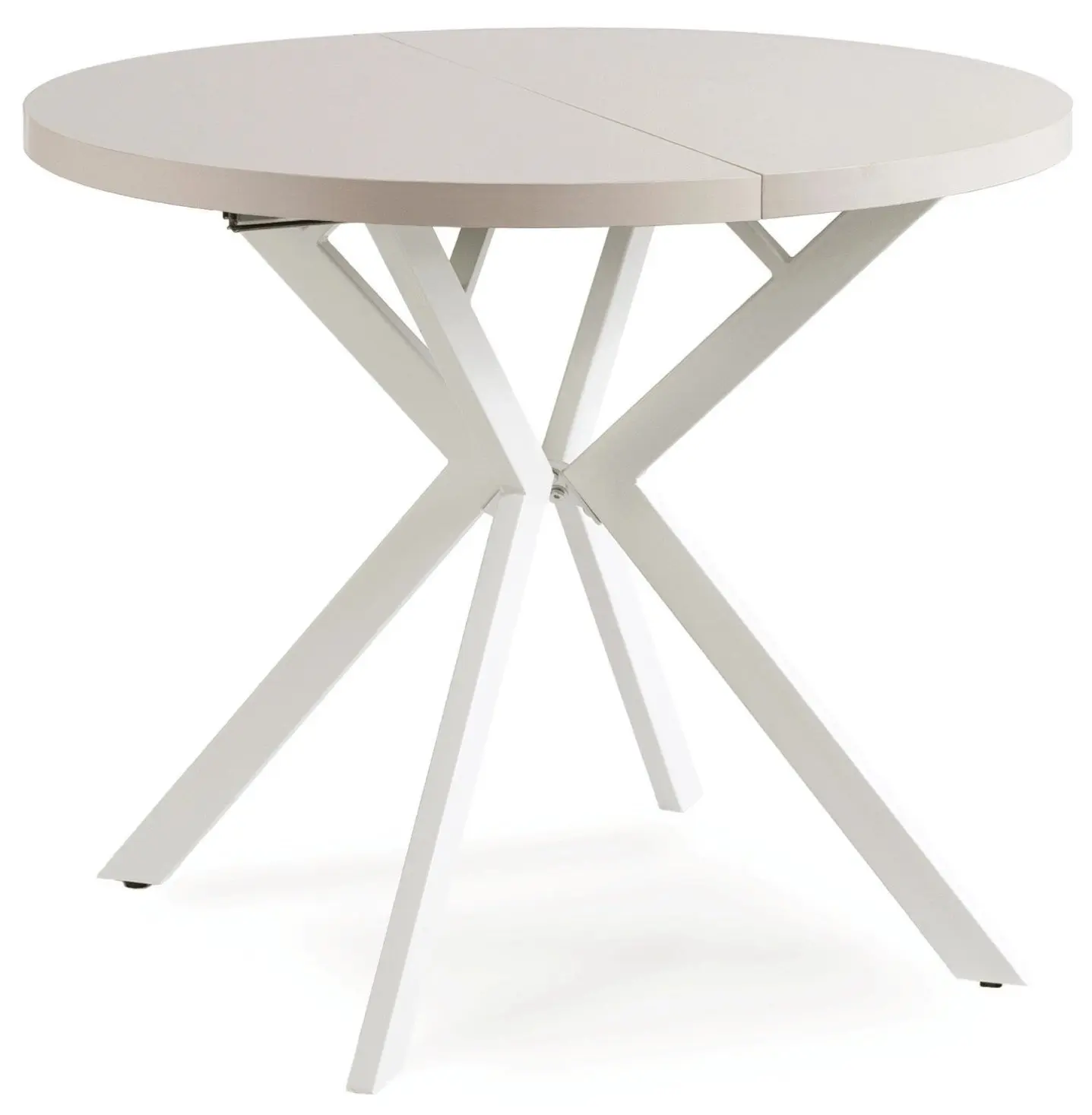 Masa extensibila Mebel Elite Lugo 90-190 (Cashmere/White)