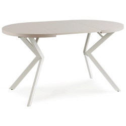Masa extensibila Mebel Elite Lugo 90-190 (Cashmere/White) Thumb