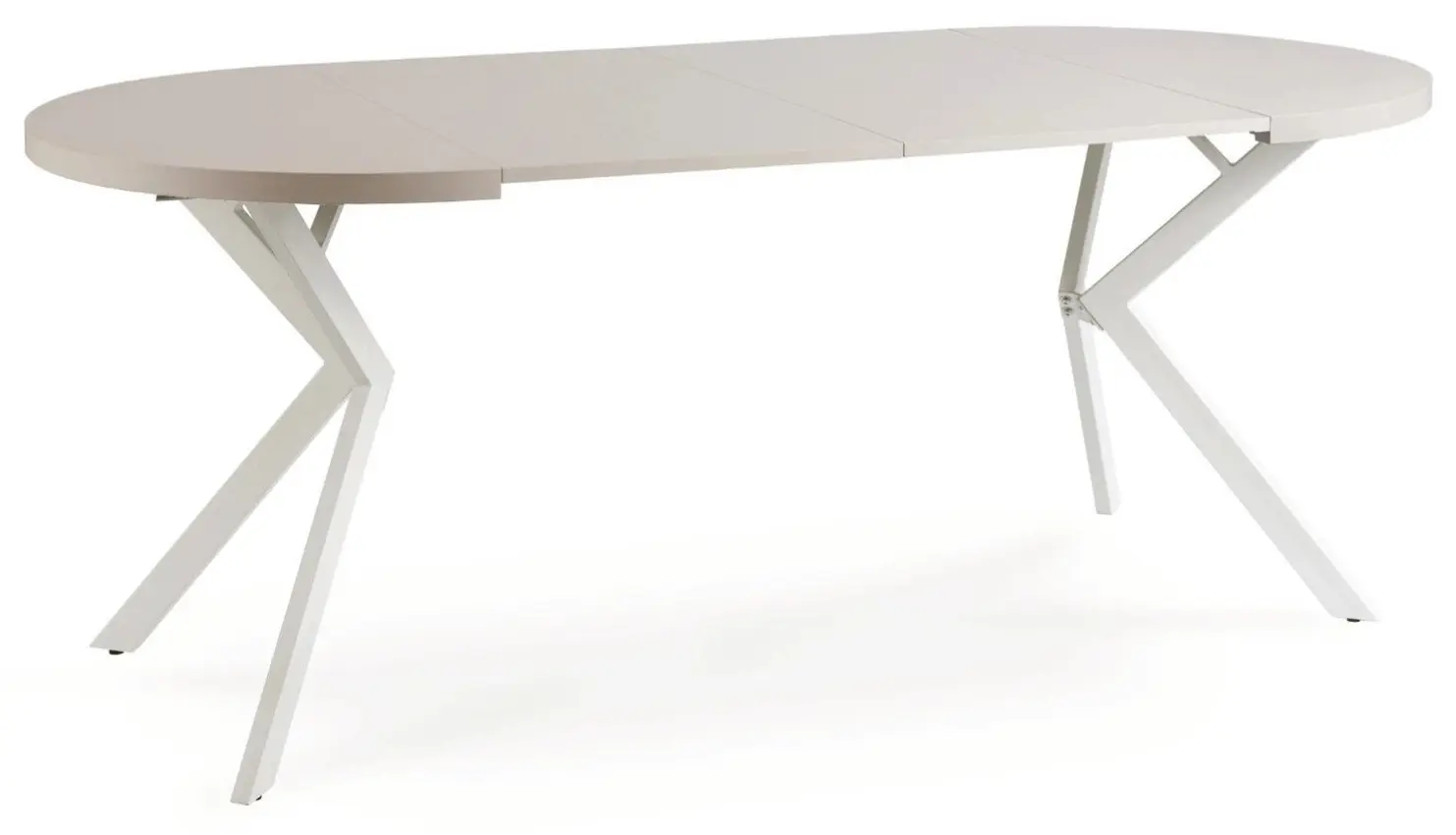 Masa extensibila Mebel Elite Lugo 90-190 (Cashmere/White)