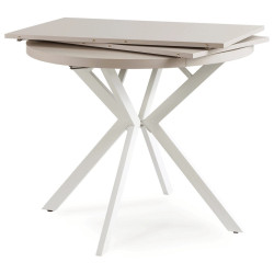 Masa extensibila Mebel Elite Lugo 90-190 (Cashmere/White) Thumb