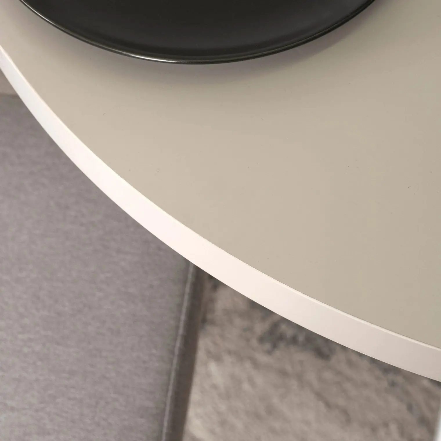 Masa extensibila Mebel Elite Lugo 90-190 (Cashmere/White)