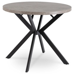 Стол раскладной Mebel Elite Lugo 90-190 (Concrete/Back) Thumb