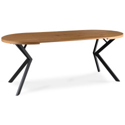 Стол раскладной Mebel Elite Lugo 90-190 (Golden Oak/Back) Thumb