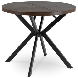 Стол раскладной Mebel Elite Lugo 90-190 (Walnut/Back) Thumb