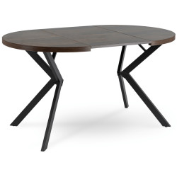Стол раскладной Mebel Elite Lugo 90-190 (Walnut/Back) Thumb